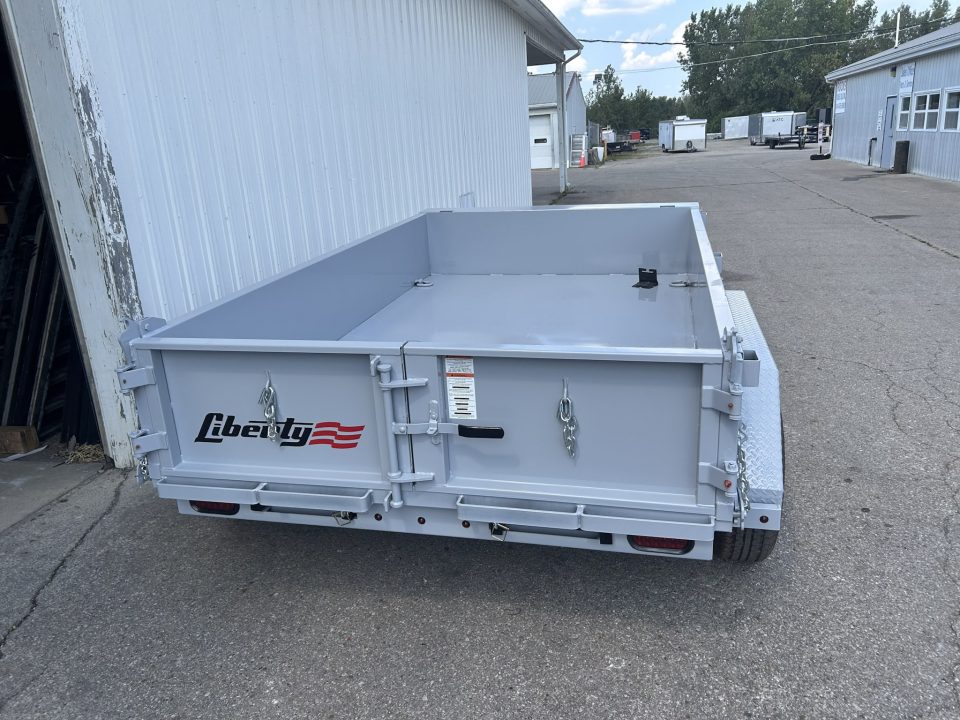 New 2027 Liberty 6 X 10 FT DUMP TRAILER W/ SPREAD GATE RAMPS AND TARP KIT 10K