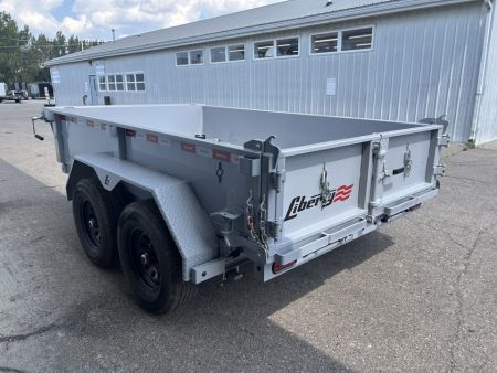 New 2027 Liberty 6 X 10 FT DUMP TRAILER W/ SPREAD GATE RAMPS AND TARP KIT 10K