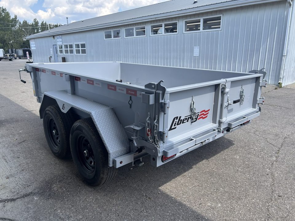New 2027 Liberty 6 X 10 FT DUMP TRAILER W/ SPREAD GATE RAMPS AND TARP KIT 10K