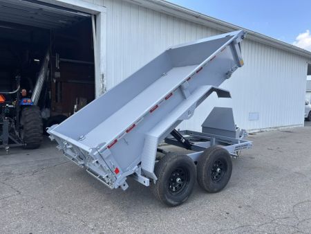 New 2027 Liberty 6 X 10 FT DUMP TRAILER W/ SPREAD GATE RAMPS AND TARP KIT 10K