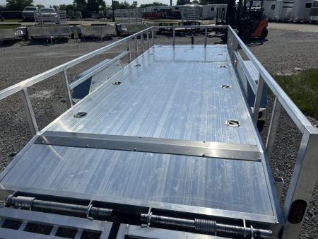 New 2027 Quality Steel and Aluminum 83"x20' HD Aluminum Landscape Utility Trailer