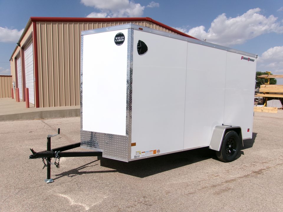 New 2027 Wells Cargo 6x12x6.5 Cargo w/ Ramp & SCREWLESS .080 Panels