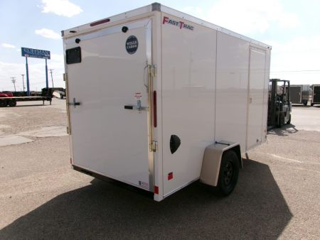 New 2027 Wells Cargo 6x12x6.5 Cargo w/ Ramp & SCREWLESS .080 Panels