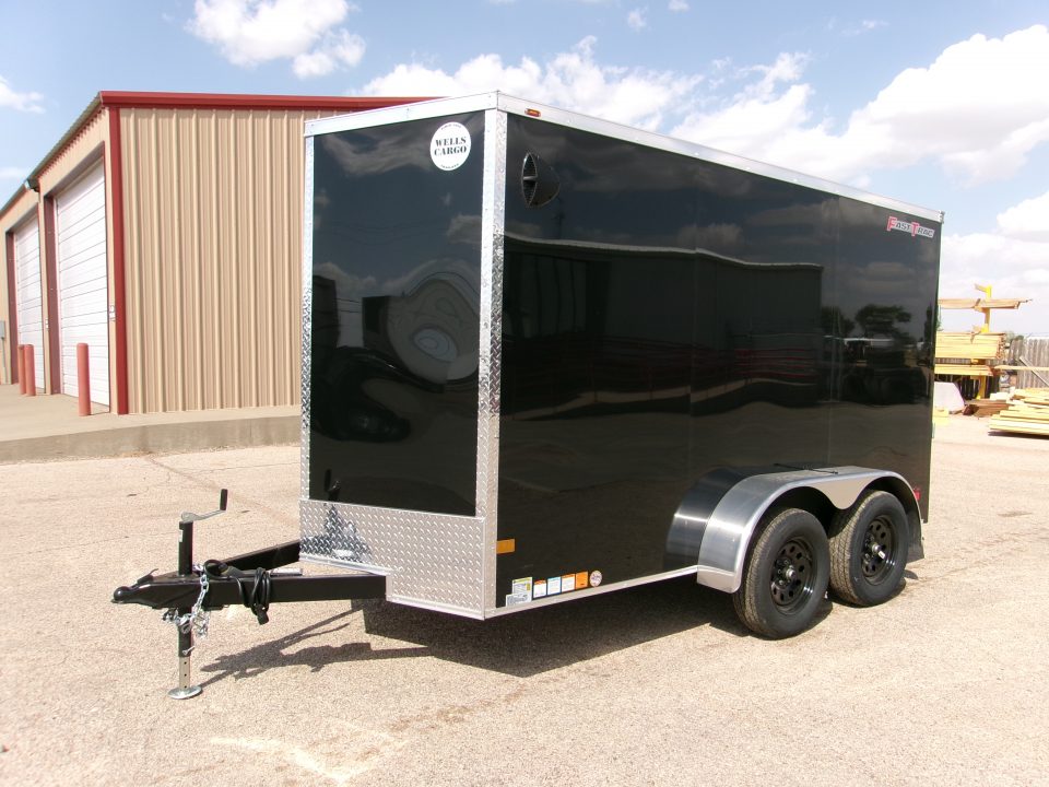 New 2027 Wells Cargo 6x12x6.5 Cargo w/ ramp & SCREWLESS .080 Panels
