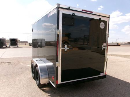 New 2027 Wells Cargo 6x12x6.5 Cargo w/ ramp & SCREWLESS .080 Panels