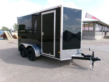 New 2027 Wells Cargo 6x12x6.5 Cargo w/ ramp & SCREWLESS .080 Panels