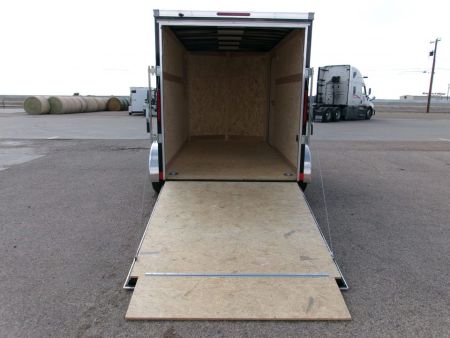 New 2027 Wells Cargo 6x12x6.5 Cargo w/ ramp & SCREWLESS .080 Panels