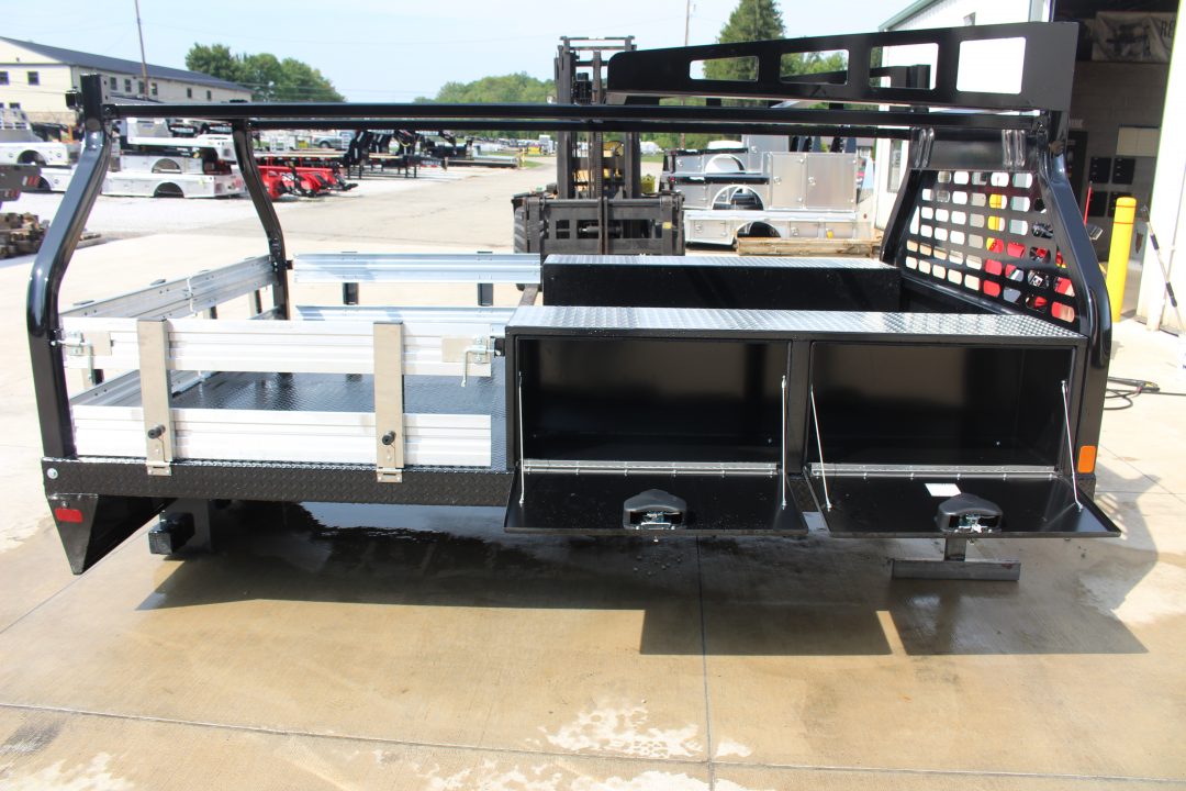 New 2027 CM Truck Beds 8' x 11.4' Steel Contractor Body Truck Bed -- 84" C.A.