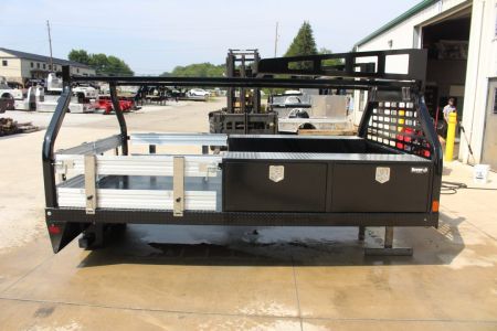New 2027 CM Truck Beds 8' x 11.4' Steel Contractor Body Truck Bed -- 84" C.A.