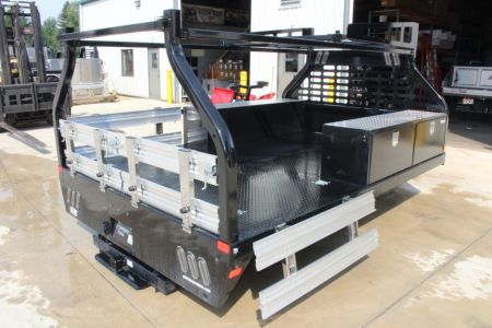 New 2027 CM Truck Beds 8' x 11.4' Steel Contractor Body Truck Bed -- 84" C.A.