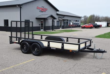 New 2027 HTC 7x14 7K Utility Trailer
