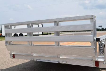 New SPORT HAVEN 6x12 OPEN UTILITY TRAILER w/ ATP SIDES & BI-FOLD GATE