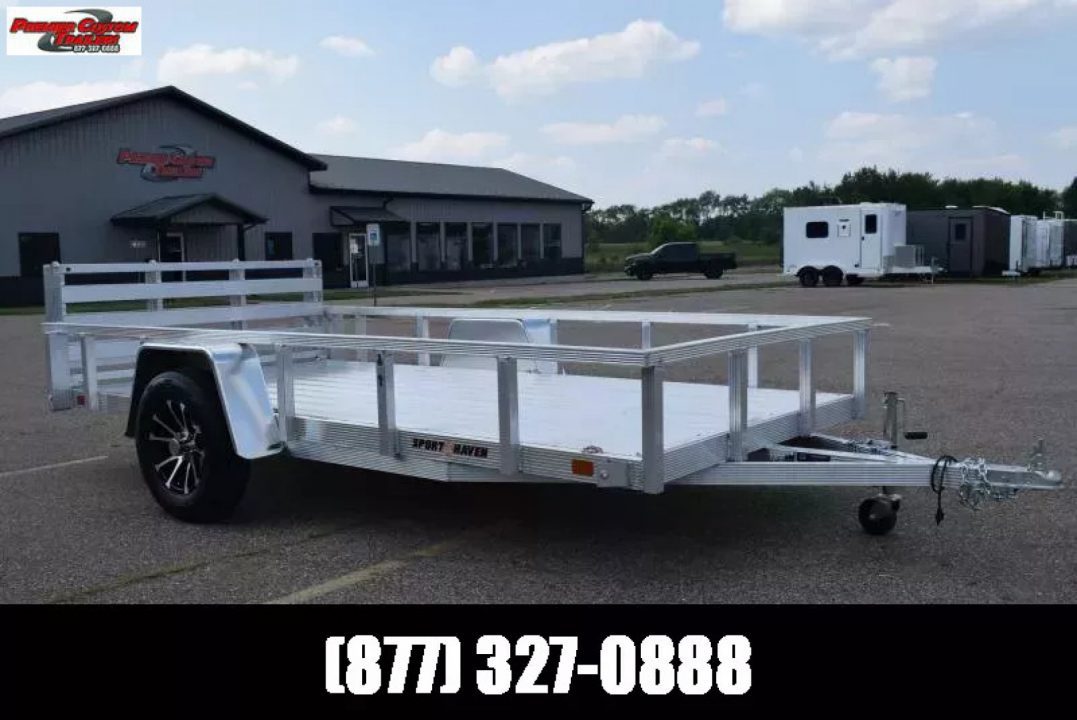New SPORT HAVEN 6x12 DELUXE SERIES UTILITY TRAILER w/ BI-FOLD RAMP GATE