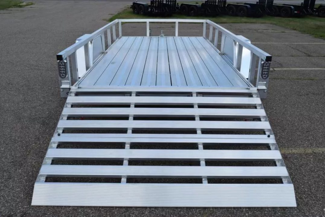 New SPORT HAVEN 6x12 DELUXE SERIES UTILITY TRAILER w/ BI-FOLD RAMP GATE