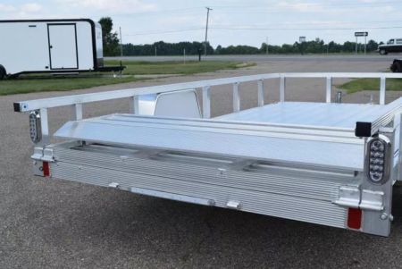 New SPORT HAVEN 6x12 DELUXE SERIES UTILITY TRAILER w/ BI-FOLD RAMP GATE
