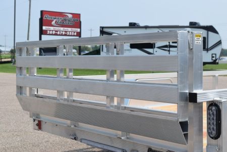 New Sport Haven 6x12 Aluminum Utility Trailer W/ BI-FOLD RAMP GATE