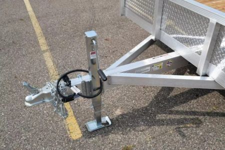 New 2027 SPORT HAVEN 7x14 OPEN UTILITY w/ BI-FOLD RAMP GATE & ATP SIDES