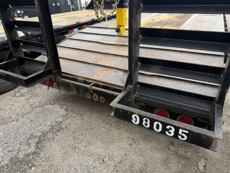 Used 2022 Texas Trailers FB2530GV 8.5'X25' Flatbed Trailer 30,000# GVWR