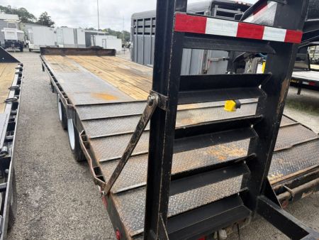 Used 2022 Texas Trailers FB2530GV 8.5'X25' Flatbed Trailer 30,000# GVWR
