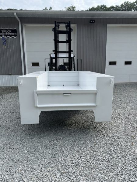 New Monroe Truck Equipment MSS Premier 8' SRW Service Body, Master Locks, Lighted Compartments