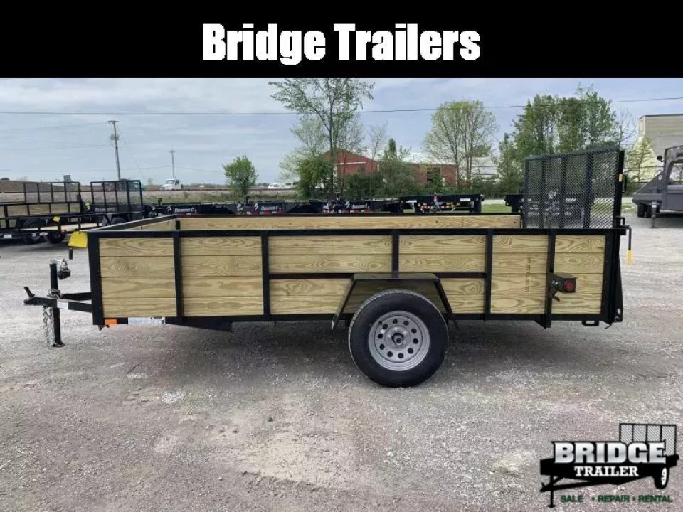 New 2027 AMO A9612XWG (82" x 12') 2.9K Highside Utility Trailer