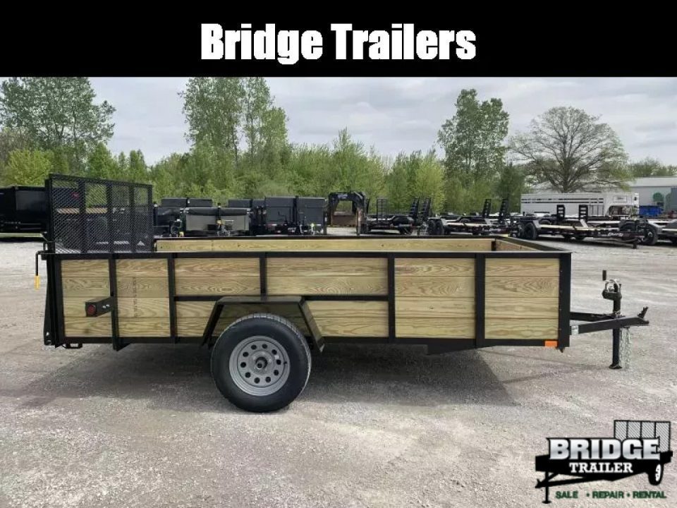 New 2027 AMO A9612XWG (82" x 12') 2.9K Highside Utility Trailer