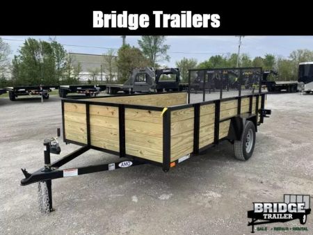 New 2027 AMO A9612XWG (82" x 12') 2.9K Highside Utility Trailer