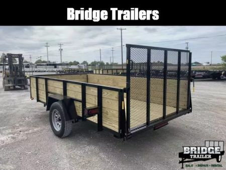New 2027 AMO A9612XWG (82" x 12') 2.9K Highside Utility Trailer