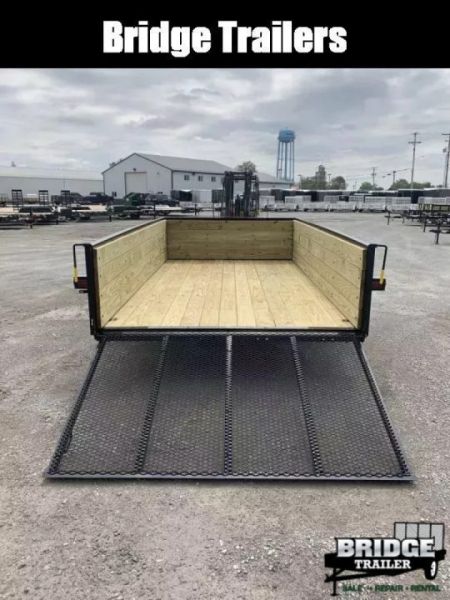 New 2027 AMO A9612XWG (82" x 12') 2.9K Highside Utility Trailer