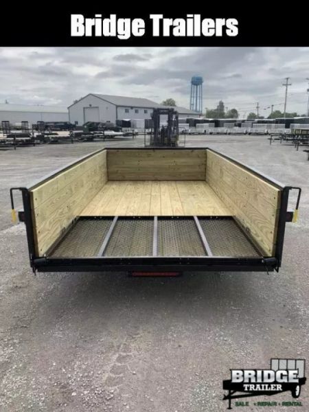 New 2027 AMO A9612XWG (82" x 12') 2.9K Highside Utility Trailer