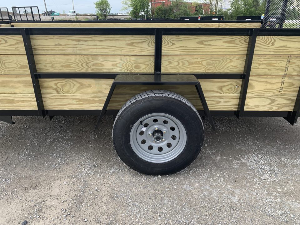 New 2027 AMO A9612WG (76" x 12') 2.9K Wood Side Utility Trailer