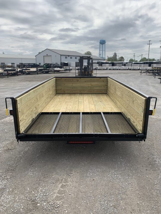 New 2027 AMO A9612WG (76" x 12') 2.9K Wood Side Utility Trailer