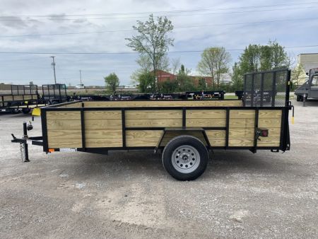 New 2027 AMO A9612WG (76" x 12') 2.9K Wood Side Utility Trailer