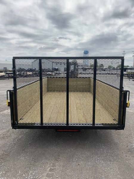 New 2027 AMO A9612WG (76" x 12') 2.9K Wood Side Utility Trailer