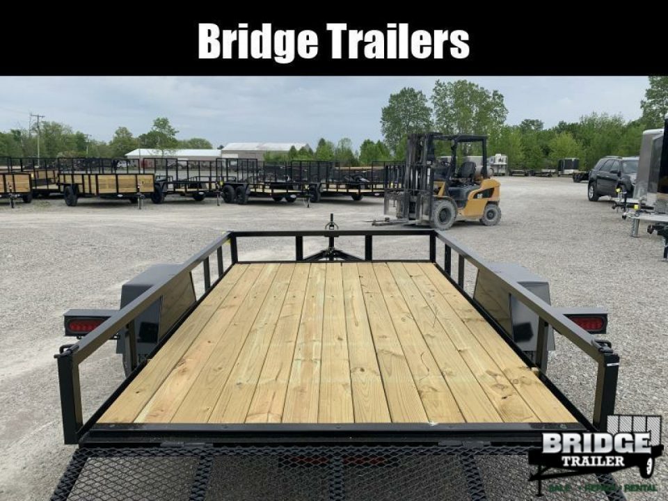 New 2027 AMO A610G (76" X 10') 2.9K Landscape Utility Trailer