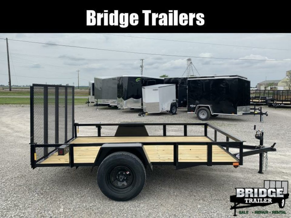 New 2027 AMO A610G (76" X 10') 2.9K Landscape Utility Trailer