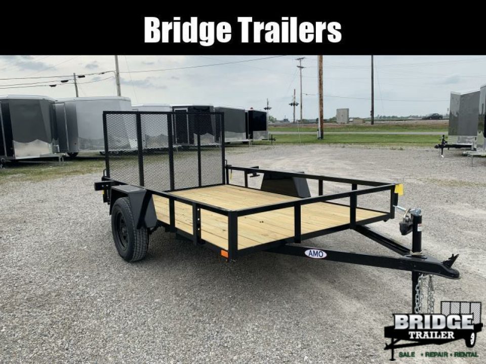 New 2027 AMO A610G (76" X 10') 2.9K Landscape Utility Trailer