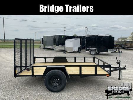 New 2027 AMO A610G (76" X 10') 2.9K Landscape Utility Trailer
