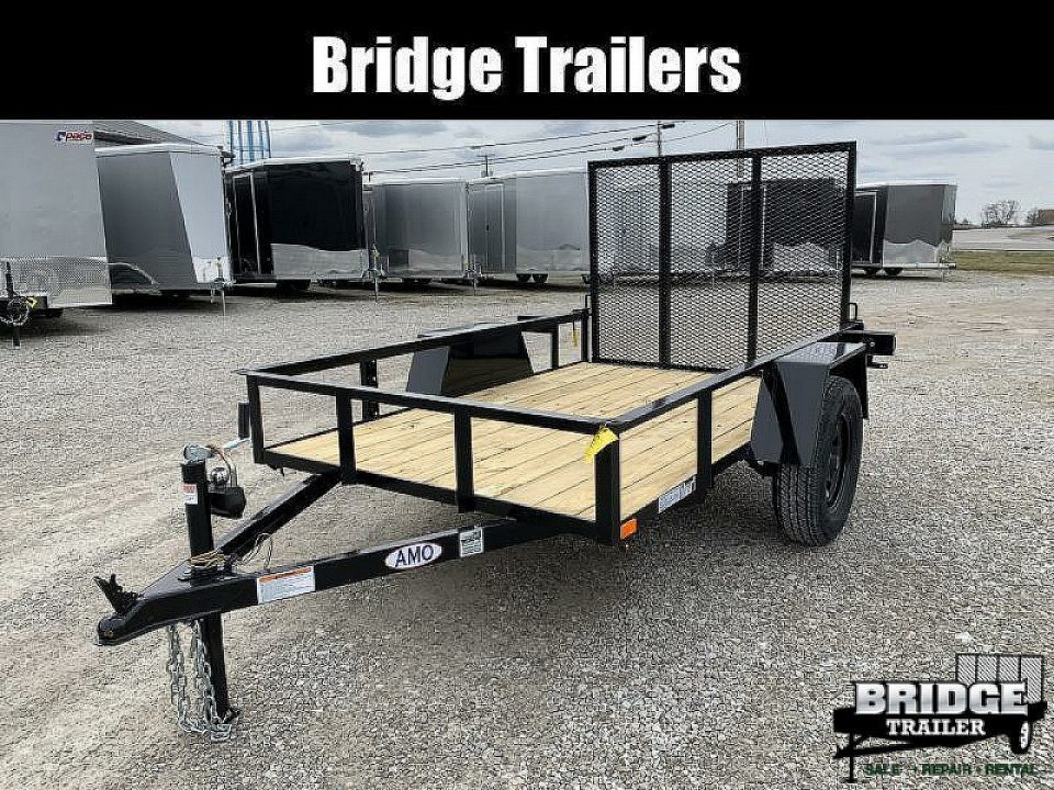 New 2027 AMO A580G (60" X 8') 2.9K Landscape Utility Trailer