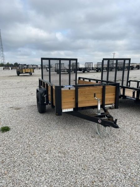 New 2026 Sure-Trac 5 x 8 SA Tube Top 3-Board 3K Utility Trailer
