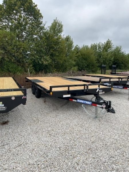 New 2027 Sure-Trac 8.5 X 18 (15+3) LOW PROFILE 10K Deckover Trailer
