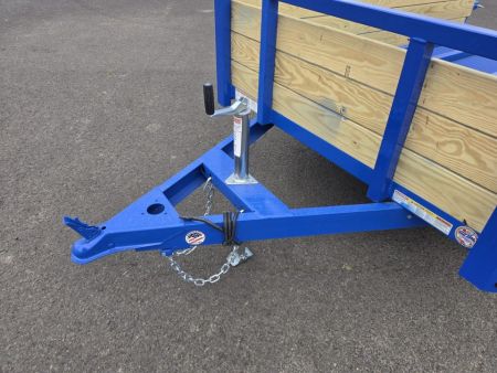 New 2027 Sure-Trac 5X8 Tube Top 3 Board Utility 3K GVWR *ROYAL BLUE