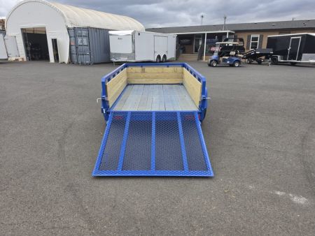 New 2027 Sure-Trac 5X8 Tube Top 3 Board Utility 3K GVWR *ROYAL BLUE
