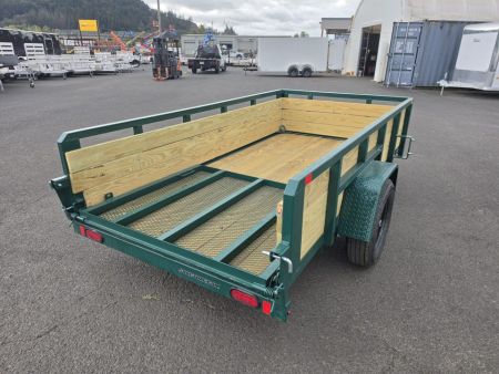 New 2027 Sure-Trac 5x10 3-Board Utility Trailer 3K GVWR *FOREST GREEN