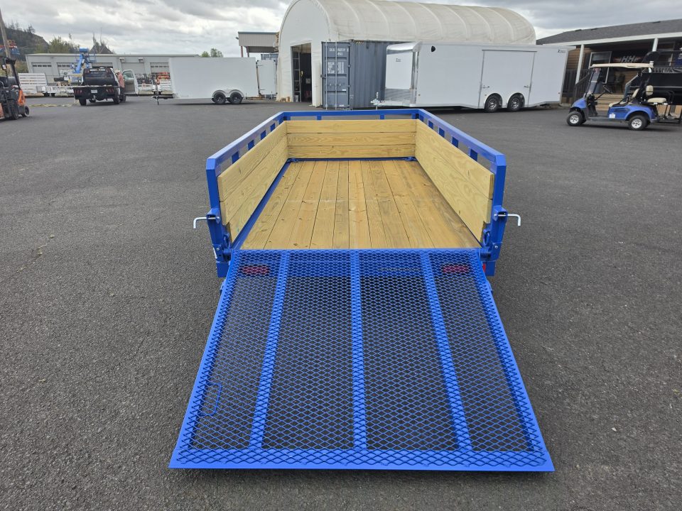 New 2027 Sure-Trac 5x10 3-Board Utility Trailer 3K GVWR *ROYAL BLUE