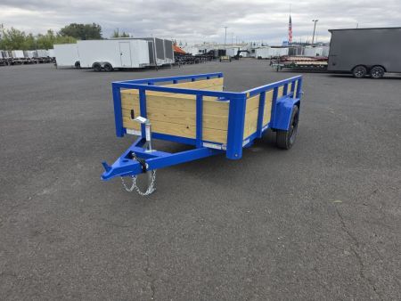New 2027 Sure-Trac 5x10 3-Board Utility Trailer 3K GVWR *ROYAL BLUE