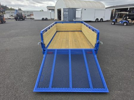 New 2027 Sure-Trac 5x10 3-Board Utility Trailer 3K GVWR *ROYAL BLUE