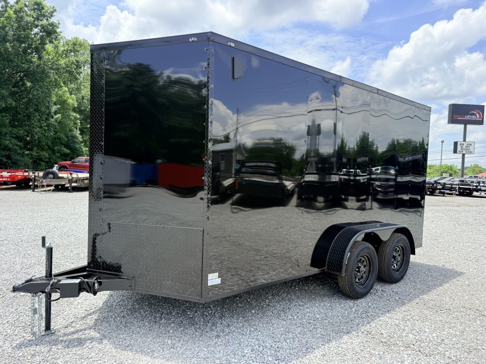 New 2027 Cargo United 7x14 TA (7FT HT) BLACKOUT .80 Polycore Cargo / Enclosed Trailer