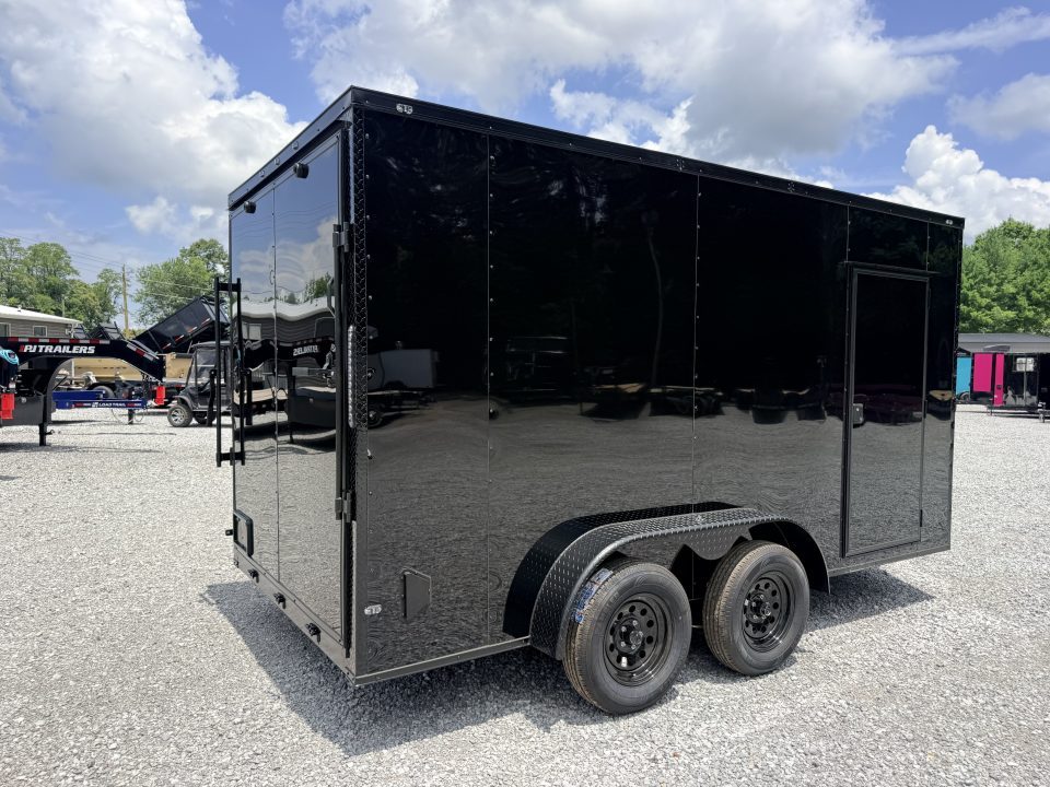New 2027 Cargo United 7x14 TA (7FT HT) BLACKOUT .80 Polycore Cargo / Enclosed Trailer