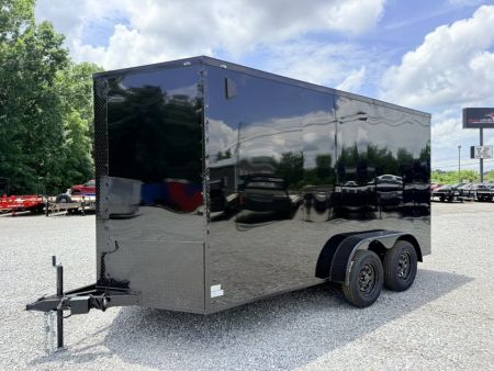 New 2027 Cargo United 7x14 TA (7FT HT) BLACKOUT .80 Polycore Cargo / Enclosed Trailer